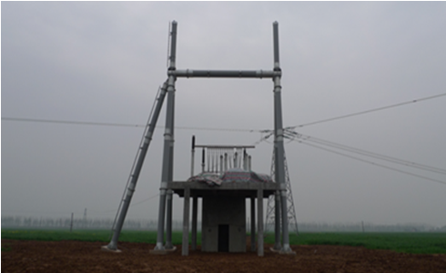 ±500 kV Substation Gantry of Jingmen Converter Station, China